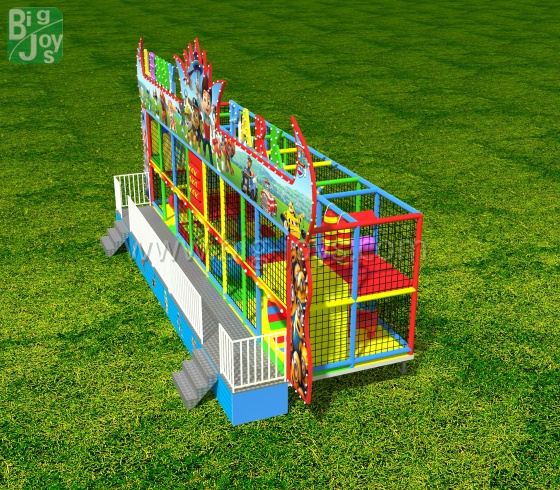 Cartoon-Themed Children's Play Center